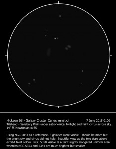 Hickson 68 Through 14 Inch Newtonian